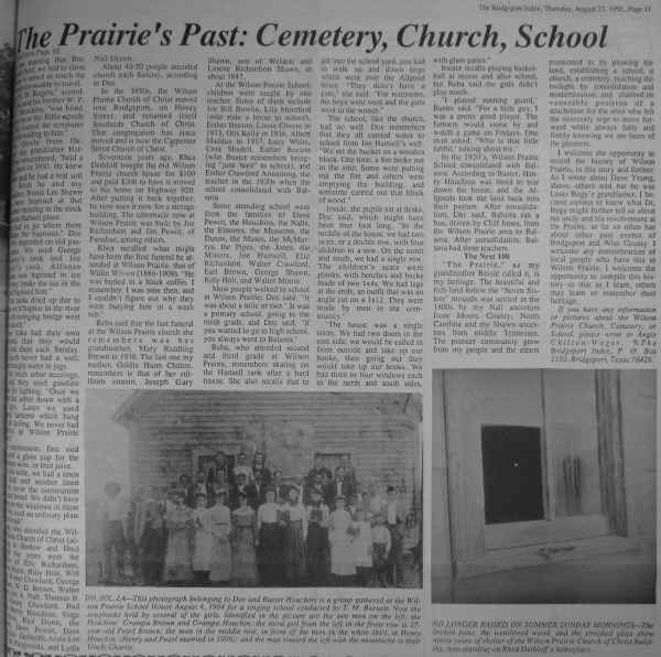 Wilson Prairie Story - 1992.jpg (509504 bytes)